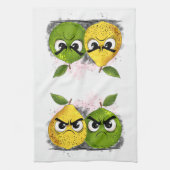 Grumpy Lemon Grumpy Limon Geschirrtuch (Vertikal)