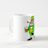 Grumpy Leprechaun Kaffeetasse (Vorderseite Links)