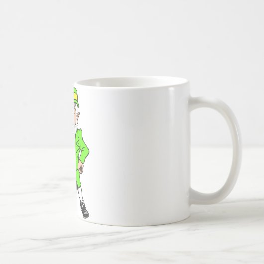 Grumpy Leprechaun Kaffeetasse (Rechts)