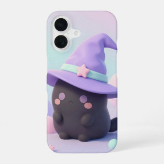 Grumpy Little Witch Pastel Halloween Case iPhone 16 Hülle
