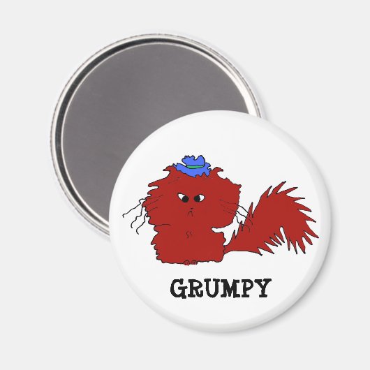 GRUMPY MAGNET (Vorderseite/Rückseite)