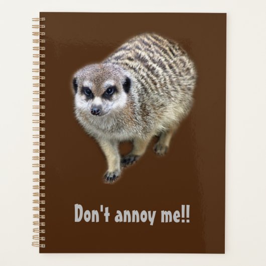 Grumpy meerkat planer (Vorderseite)