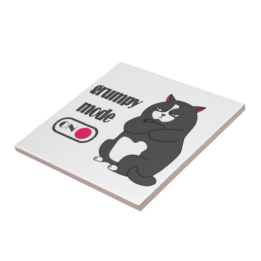 Grumpy Mode on Funny Cat Fliese (Seite)