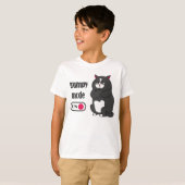 Grumpy-Modus auf lustigen, fetten T - Shirt (Vorne ganz)