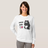 Grumpy-Modus auf lustigen, fetten T - Shirt (Vorne ganz)