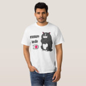Grumpy-Modus auf lustigen, fetten T - Shirt (Vorne ganz)