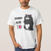 Grumpy-Modus auf lustigen, fetten T - Shirt (Vorderseite)