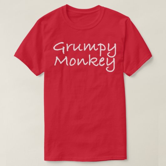 Grumpy Monkey T-Shirt (Design vorne)
