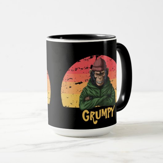 GRUMPY Monkey Tasse (VorderseiteRechts)