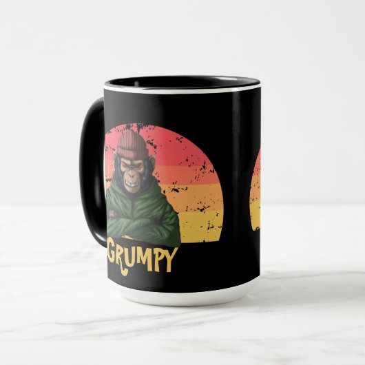 GRUMPY Monkey Tasse (Vorderseite Links)