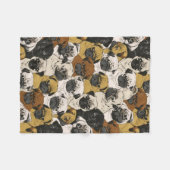 Grumpy Möpsen / Funny Niedlich Mops Hunde Welpen M Fleecedecke (Vorderseite (Horizontal))