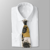 Grumpy Möpsen / Funny Niedlich Mops Hunde Welpen M Krawatte (Gebunden)