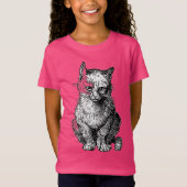 Grumpy Niedlich Katzenmädchen Shirt (Vorderseite)