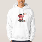 Grumpy Niedlich Oni - "Hell is Mild Today" Hoodie (Vorderseite)