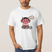 Grumpy Niedlich Oni - "Hell is Mild Today" T-Shirt (Vorderseite)