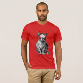 Grumpy Niedliche Katzenmänner T - Shirt (Vorne ganz)