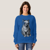 Grumpy Niedliche Katzenweibchen Shirt (Vorne ganz)