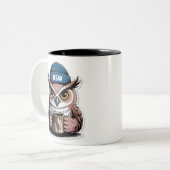 Grumpy Night Owl Zweifarbige Tasse (Vorderseite Links)