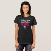 Grumpy Nightshift Nurse Work Hospital Nurity T-Shirt (Vorne ganz)