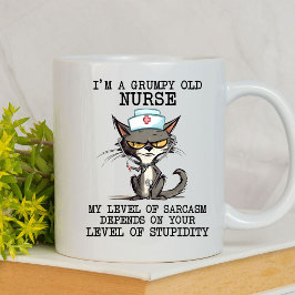 "Grumpy nurse" Kaffeetasse