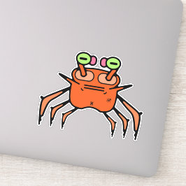 Grumpy odd crab v1 Aufkleber