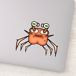 Grumpy odd crab v3-1 aufkleber