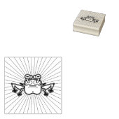 Grumpy odd frosch toad v4 gummistempel (Stempel)