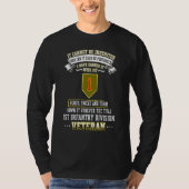 Grumpy Old 1st Infanterie Division Veteran Day Mil T-Shirt (Vorderseite)