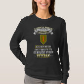 Grumpy Old 1st Infanterie Division Veteran Day Mil T-Shirt (Vorderseite)
