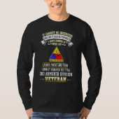 Grumpy Old 2nd Armored Division Veteran Veteran Da T-Shirt (Vorderseite)