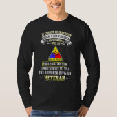 Grumpy Old 2nd Armored Division Veteran Veteran Da T-Shirt (Vorderseite)