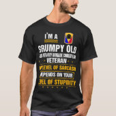 Grumpy Old 53. Infanterie Brigade Combat Team Vete T-Shirt (Vorderseite)