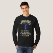 Grumpy Old achtte Infanterie Division Veteran Day T-Shirt (Vorne ganz)