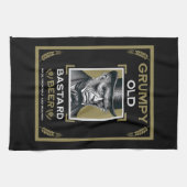 Grumpy Old Bastard Beer Geschirrtuch (Horizontal)