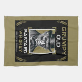 Grumpy Old Bastard Whiskey Geschirrtuch (Horizontal)