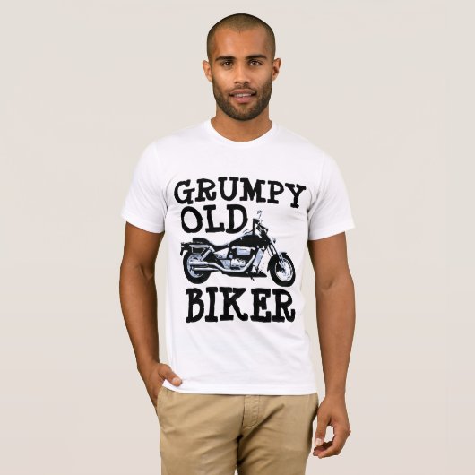 GRUMPY OLD BIKER, Motorrad-T - Shirt (Vorne ganz)