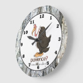 Grumpy Old Buzzard Wanduhr (Winkel)