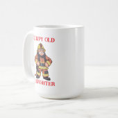 Grumpy Old Firefighter Kaffeetasse (Vorderseite Links)
