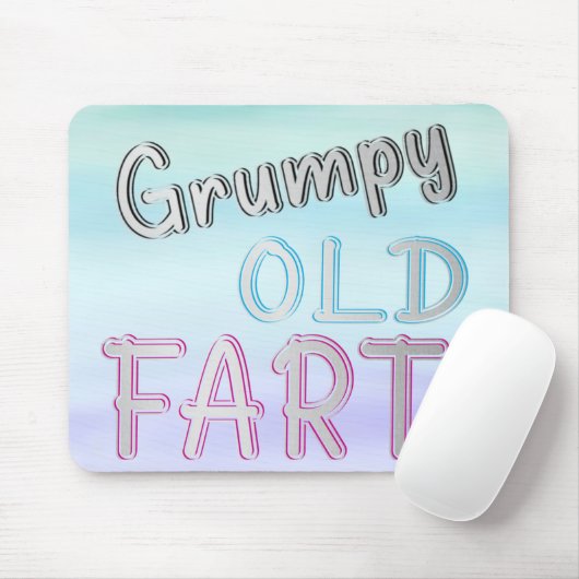 Grumpy Old Furz Mousepad (Mit Mouse)