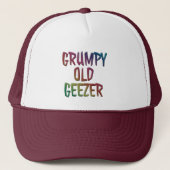 Grumpy Old Geezer hasst in Caps Truckerkappe (Vorderseite)