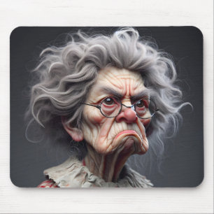 Grumpy Old Lady Mousepad