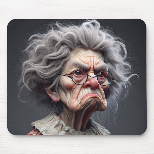 Grumpy Old Lady Mousepad (Vorne)