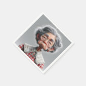 Grumpy Old Lady Serviette (Ecke)