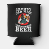 Grumpy Old Man außer ich trinke Bier Dosenkühler (Vorderseite)