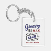 Grumpy Old Man Club Founder Member Schlüsselanhänger (Vorderseite links)