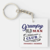 Grumpy Old Man Club Founder Member Schlüsselanhänger (Vorderseite)