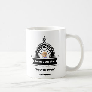 Grumpy Old Man Club Fun "Over Hill" Kaffeetasse