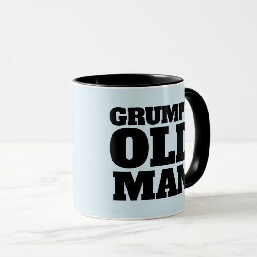 GRUMPY OLD MAN COFFEE TASSE (VorderseiteRechts)