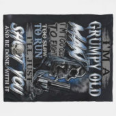 GRUMPY OLD MAN FLEECEDECKE (Vorderseite (Horizontal))