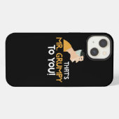 Grumpy Old Man Funny Design iPhone Hülle (Rückseite (Horizontal))